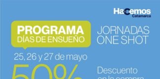 Jornadas One Shot del 25 al 27 de mayo