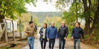 Manzi, Fama y Monti recorrieron las postas de La Puerta con Aragón Juárez