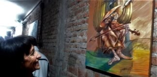 Se inauguró muestra plástica de Raúl Guzmán en la Bodega “Michango”