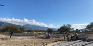 Se trabaja en el Puente de San José en Santa María