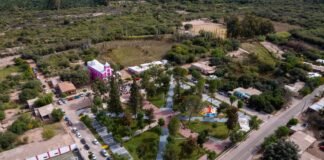 Tinogasta: Copacabana ya disfruta de su plaza totalmente renovada