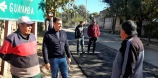 AVANZAN LAS OBRAS DE ASFALTADO EN ALIJILAN
