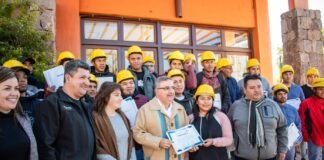 Culminaron las capacitaciones en oficios de la construcción