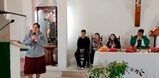 Despedida de la Hermana Marta Zucco, del Verbo Encarnado, en Recreo