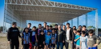 El Gobernador visitó el avance de obra en clubes de Capital y Valle Viejo