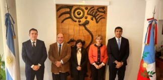 LOS MINISTROS DE LA CORTE SE REUNIERON EN SANTA MARÍA