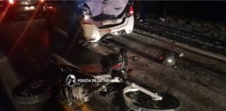 Motociclista perdió la vida en un siniestro vial en Huillapima