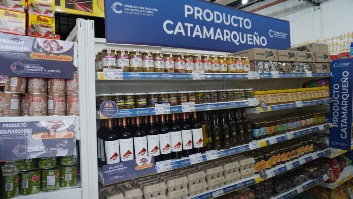 Nuevo supermercado provincial suma góndola de productos catamarqueños