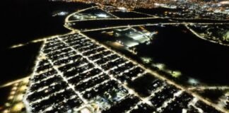 Parque América, otro barrio con total iluminación LED