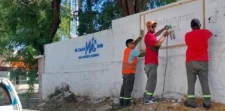 Pintadas y carteles políticos: la Capital pide colaboración con la limpieza