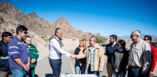 Puente sobre Río Los Árboles, una obra que garantizará el acceso permanente a Las Termas de Fiambalá