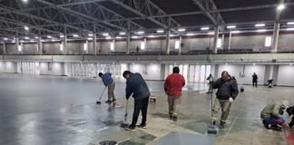 Trabajos en el Predio Ferial de cara a una nueva edición de la Fiesta Nacional e Internacional del Poncho
