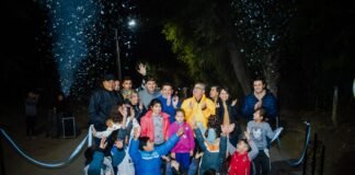 Con la presencia de Raúl Jalil en FME, Collagasta con nuevo asfaltado e iluminación LED