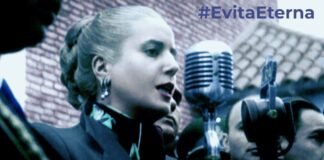 Evita: un homenaje a 71 años de su fallecimiento en Plaza 25 de Agosto