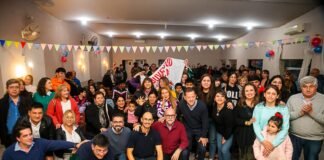 Germán presentó su candidatura a intendente de Valle Viejo junto a Fama