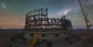 La curiosa imagen de la Tierra y la Luna vistas desde Marte a 300 millones de kilómetros
