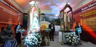 La Patrona Nacional del Turismo y el Beato Esquiú en la Fiesta del Poncho