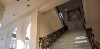 La puesta en valor de la antigua Casa de Gobierno entró en la etapa final de obra