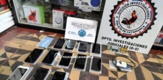 Masivos allanamientos en locales comerciales de venta y reparación de celulares