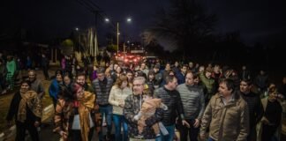 Raúl inauguró asfaltado urbano en La Merced y anunció la recuperación de la ex Ruta 38