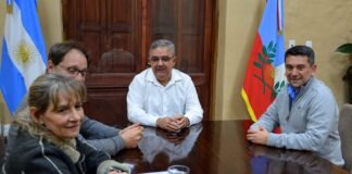 Raúl Jalil y el intendente Guillermo Ferreyra evaluaron las obras en curso en Fray Mamerto Esquiú