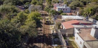 Se inició el asfaltado de la avenida Ramón Rosa López en San Antonio FME
