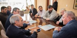 Ruben Dusso se reunión con representantes de la Corporación Andina de Fomento por la ruta provincial 48
