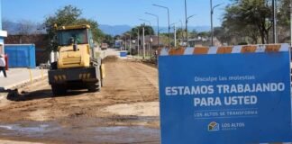 CONTINÚAN CON LA OBRA DE REMODELACIÓN Y PUESTA EN VALOR DE LA PLAZA SAN MARTÍN DE LOS ALTOS