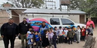 Cine Móvil en los jardines de infantes