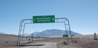 El Paso Internacional San Francisco Catamarca está habilitado de manera parcial