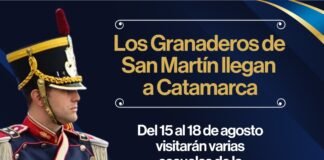 Integrantes del Regimiento de Granaderos a Caballo “General San Martín” visitarán Catamarca