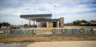 La nueva Terminal de Chumbicha con un importante avance de obra