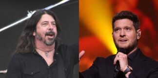 Michael Bublé apareció de sorpresa en un show de Foo Fighters