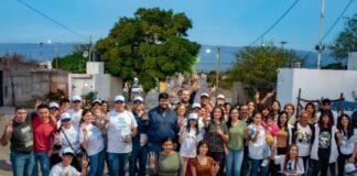 Romi Pilatti , Mariano Salas junto a Corpacci recorrieron el Santa Marta de la zona sur