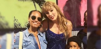 Taylor Swift le envió una tarjeta a la hija de Alicia Keys