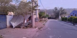 El viento zonda ocasionó grandes daños en el interior