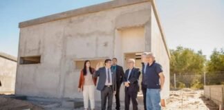 Pomán: avanza la nueva Hostería y dejaron inaugurada obra de agua
