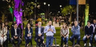 El intendente Gustavo Saadi inauguro la plaza Jorge Bermudez Gustavo Saadi, Inauguracion Plaza Jorge Bermudez