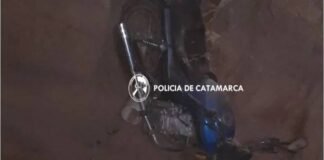 Tinogasta: motociclista hospitalizado tras sufrir un siniestro vial