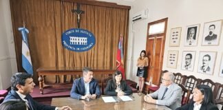 Firma de Convenio entre el Poder Judicial y la Municipalidad de Fray Mamerto Esquiú