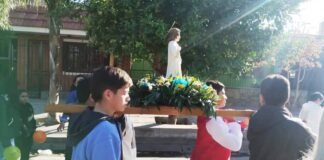 Procesión en honor de Jesús Niño