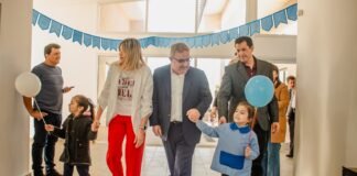 Raúl inauguró en Chumbicha el quinto jardín de infantes en lo que va del año
