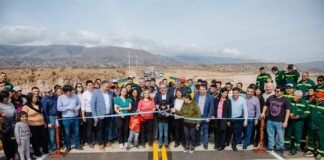 Ruta 1: se inauguró el puente sobre Río El Campo en Aconquija