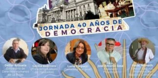 Diputados impulsa un conversatorio por los 40 años de democracia en nuestro país