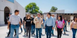 Raúl y el intendente Nóblega recorrieron el Paseo de los Sabores y el Parque “Aldacira Andrada”