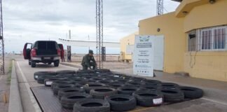 Incautaron más de cien neumáticos de contrabando en controles vehiculares