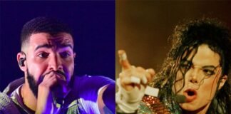 Drake le empató un récord muy difícil a Michael Jackson