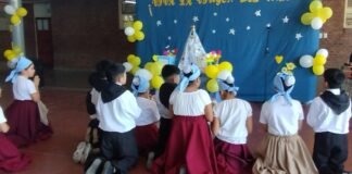 Emotivo homenaje a la Virgen en la escuela municipal N° 3