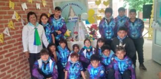 La Madre del Valle en la escuela municipal Nº 2 de Valle Viejo