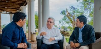 Raúl Jalil recibió al intendente electo de Villa Vil